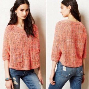 Anthropologie MOTH Marled Swing Sweater